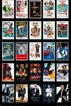 Poster James Bond - 25 Films 61x91,5cm