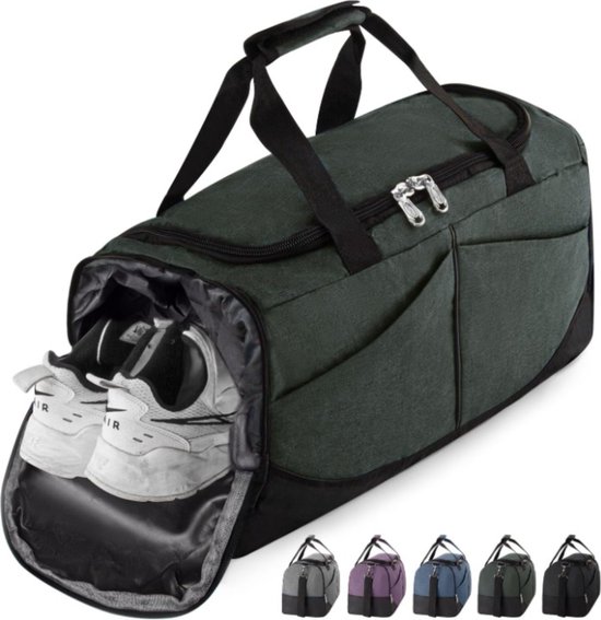 Sac de sport avec compartiment à chaussures et poche humide, sac de sport  pour hommes et femmes, sac de sport de yoga de week-end Natation Sac de  camping