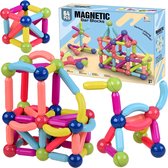 BPgoods® - Magnetisch speelgoed - Magnetic sticks - 64 delig - Constructiespeelgoed - Speelgoed - Montessori Speelgoed - Magnetische Bouwblokken - Constructie Speelgoed - Educatief Speelgoed - Magnetic Toys - Educatief - Speelgoed