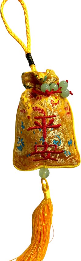 Feng Shui Geluksbuidel Geel