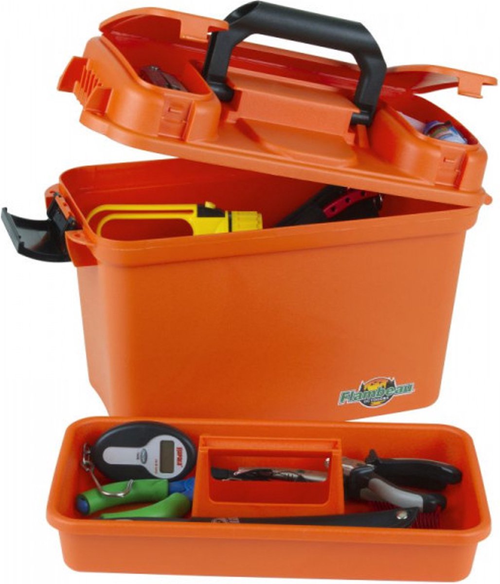 Flambeau 14” Dry Box-Orange 1409 | Tackle box