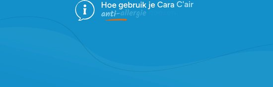 Cara C'air anti-allergie matrashoes - huisstofmijt allergie - wit 210x140x20cm