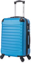 Royalty Rolls handbagage koffer met wielen 39 liter - lichtgewicht - cijferslot - licht blauw