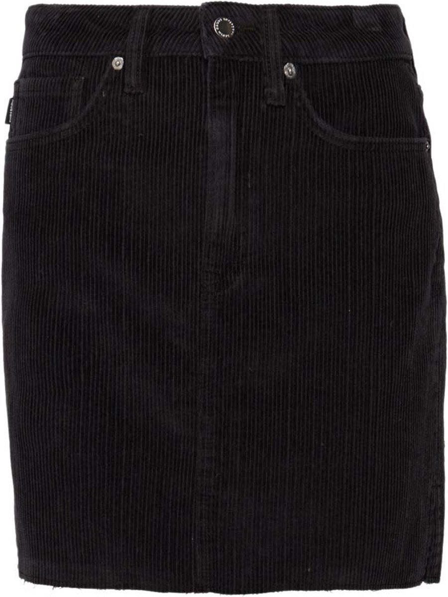 Superdry Vintage Cord Mini Rok 24 Vrouw Zwart
