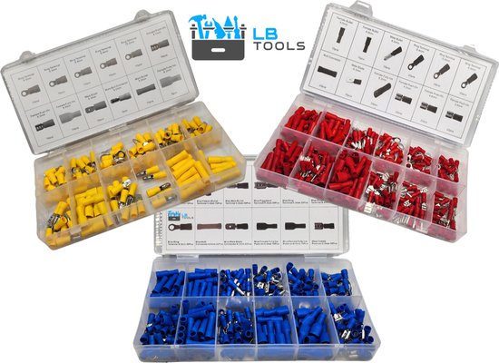 Assortiment De 150 Cosses De Câble En Laiton Avec œillets En