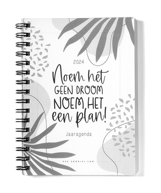 Sigel agenda 2024 - Jolie Inspire - A5 - 7dagen/2pagina's - spiraal -  glamourous | bol