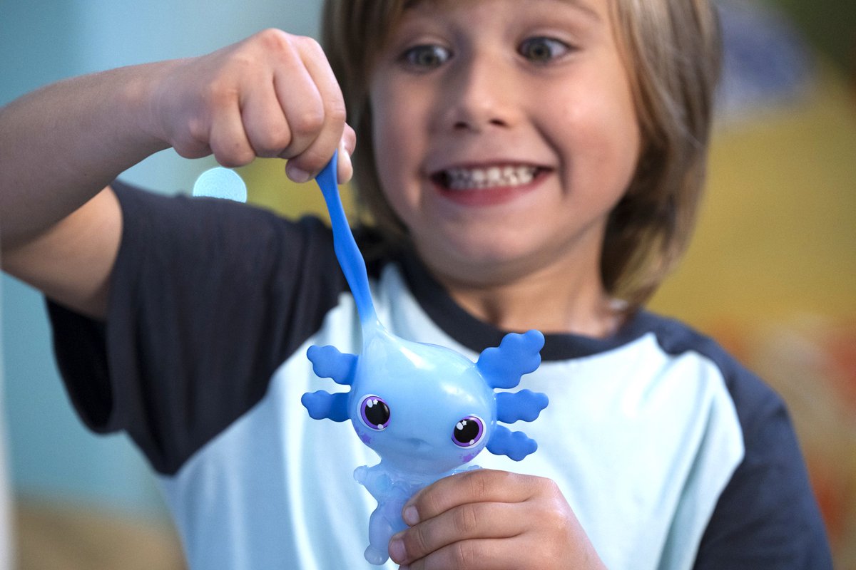 Aquarium Axolotl Animagic - Jouet Lumineux Interactif - Enfant 4 Ans+ - Animal Sensoriel Électronique
