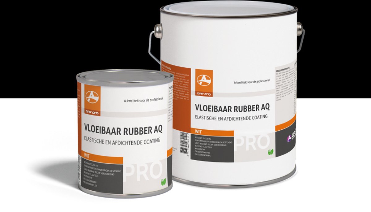 Wovar Vloeibaar rubber AQ | Zwart 750 ml