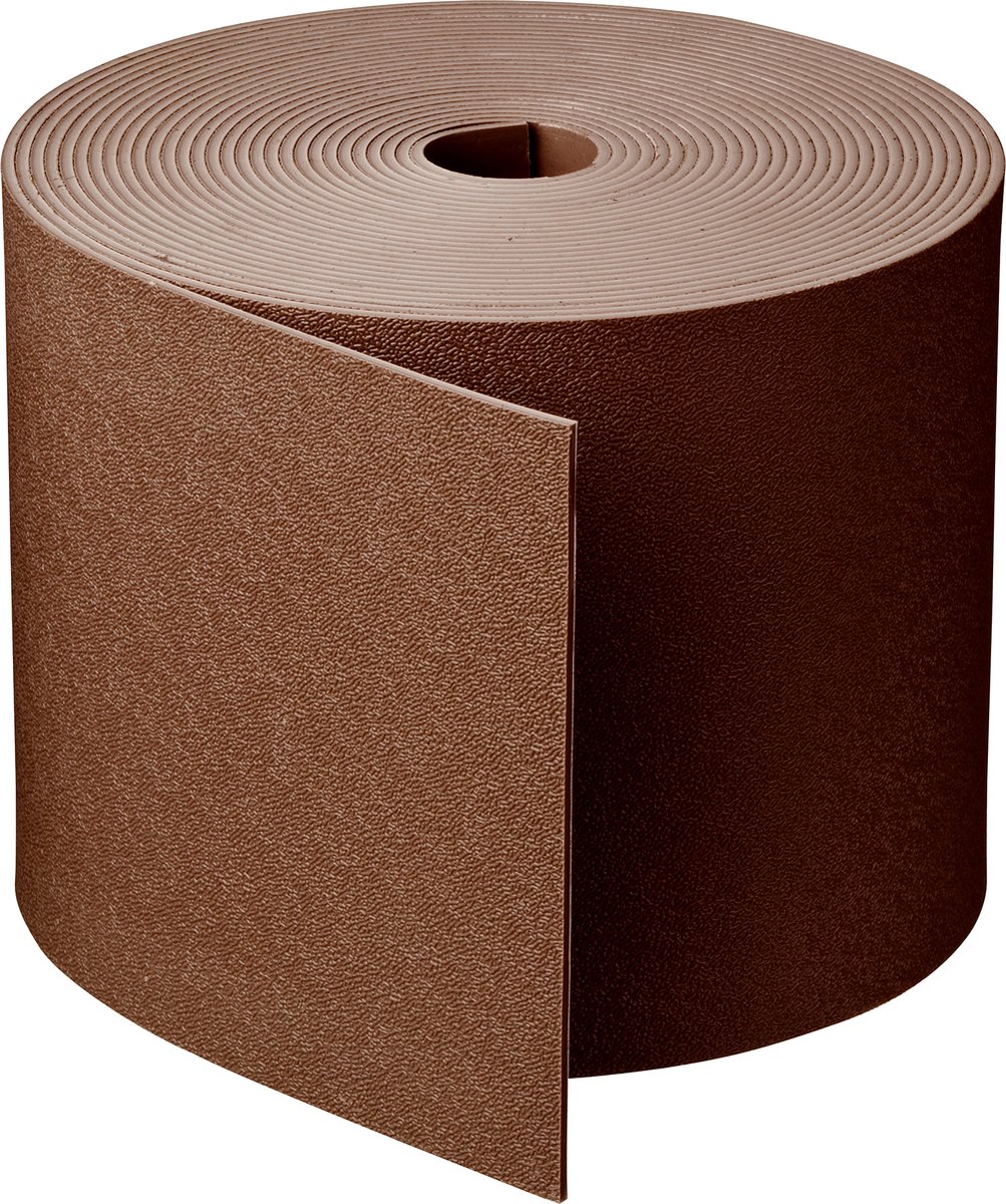 Wovar Borderrand Kunststof Taupe 15 cm hoog | Rol 10 Meter