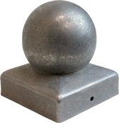 Wovar Cap Sphère Galvanisée pour Poteaux 7 x 7 cm | Par pièce