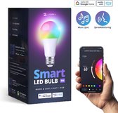 Lideka® - Innovatieve E27 9W LED Smart Lampen - RGBW Kleurenspectrum - Bedienbaar via App - Instelbare Kleurtemperatuur (2700K-6500K) - Dimbare Slimme LED Verlichting - Compatibel met Google & Alexa