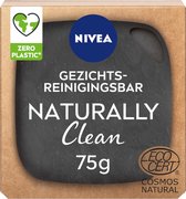 NIVEA Naturally Clean Face Reinigingsbar Zuiverende Scrub - Gezichtsscrub - Douchescrub- Gezichtsreiniging - 75 g
