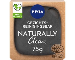 NIVEA Naturally Clean Face Reinigingsbar Zuiverende Scrub - Gezichtsscrub - Douchescrub-…