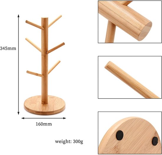 Koffie Mok Houder Houten Koffie Mok Boom Stand Koffie