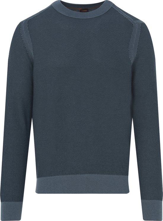 Boss Aquila Truien Vesten Heren Sweater Hoodie Vest Blauw 
