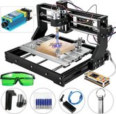 Velox Laser Cutter - Machine à graver - Set de gravure - Graveur - Appareil de gravure - Matériel de gravure - Laser 15000MW + Set de gravure complet