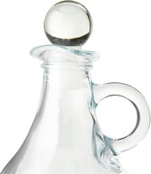 Glazen Oliefles met Schenktuit, Azijnfles, 300 milliliter - Doorzichtig Glas