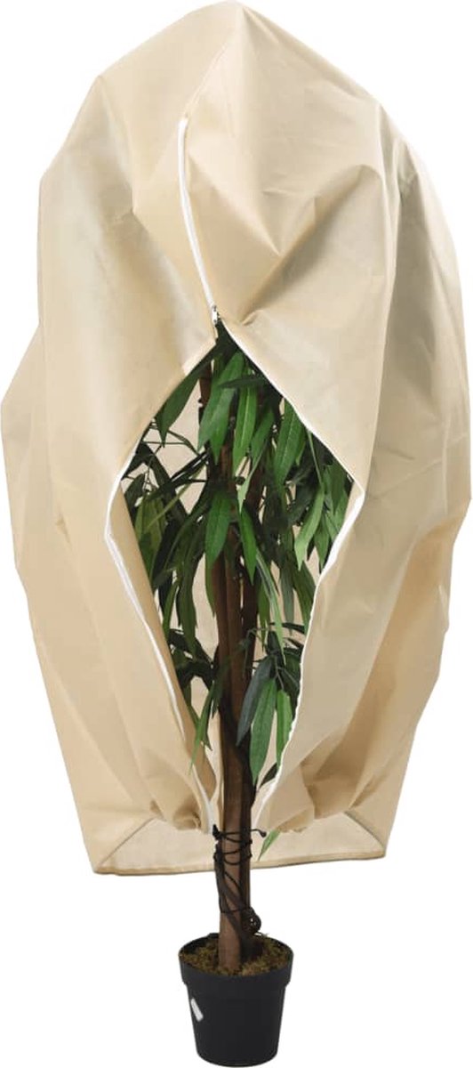 vidaXL - Plantenhoezen - met - ritssluiting - 4 - st - 70 - g/m² - 3,93x3 - m van VidaXL — afbeelding 5