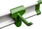 Toolflex One 3-Pack Gereedschapshaken voor Railmontage Groen