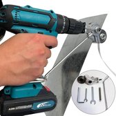 Opzetstuk snijmachine - Snijmachine voor op boor - Plaatsnijder - Snijden - Maak van je schroefmachine een snijmachine