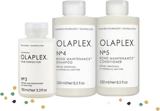 Olaplex Triple Pack No. 3 + No. 4 + No. 5 Treatment / Shampoo / Conditioner - Olaplex
