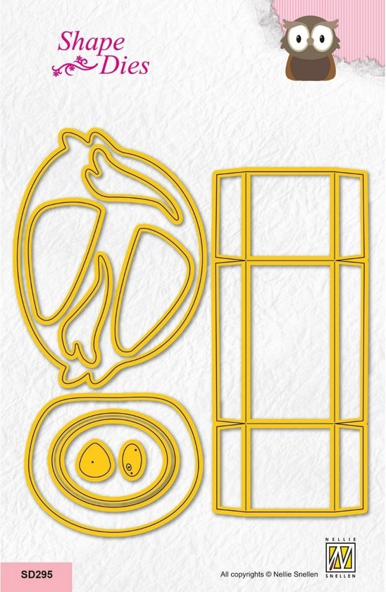 Nellie's Choice Matrice De Découpe Vase Avec Fleurs-5,6 X 6,8 Cm Matériel-Cutting Dies Pour Scrapbooking Accessoires, Cartes Et Décorations, Bleu, 56x68mm