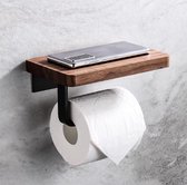 Porte-serviettes En Bois Bambou – Rangement Papier Toilette, Stable, Style Ferme (antidérapant)