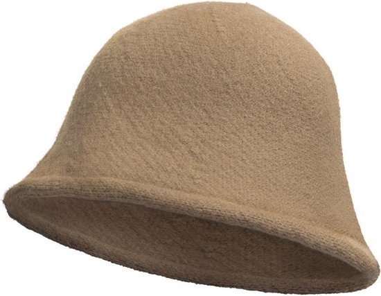 Bucket Hat Soft Basic Beige Nieuwe Stijl Zacht Warm Winter Hoedje