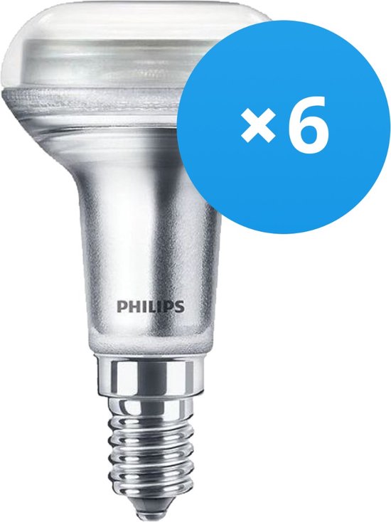 Voordeelpak 6x Philips CorePro LEDspot E14 Reflector R50 2.8W 827 36D | Zeer Warm Wit - Vervangt 40W
