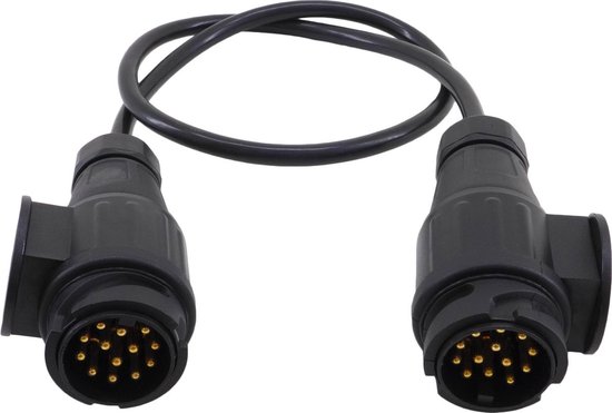 Rallonge 13 pôles 2 fiches 1 mètre