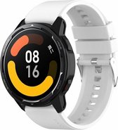 By Qubix 22mm - Siliconen sportband - Wit - Huawei Watch GT 2 - GT 3 - GT 4 (46mm) - Huawei Watch GT 2 Pro - GT 3 Pro (46mm)