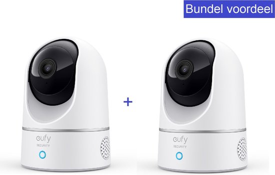 2 x Eufy by Anker 2K Indoor Camera - Zwart en wit,Bundelvoordeel van Eufy — afbeelding 5
