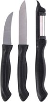 Messenset RVS - Dunschiller mesje - Dunschiller met mesje - Messenset zwart - Alpina messenset