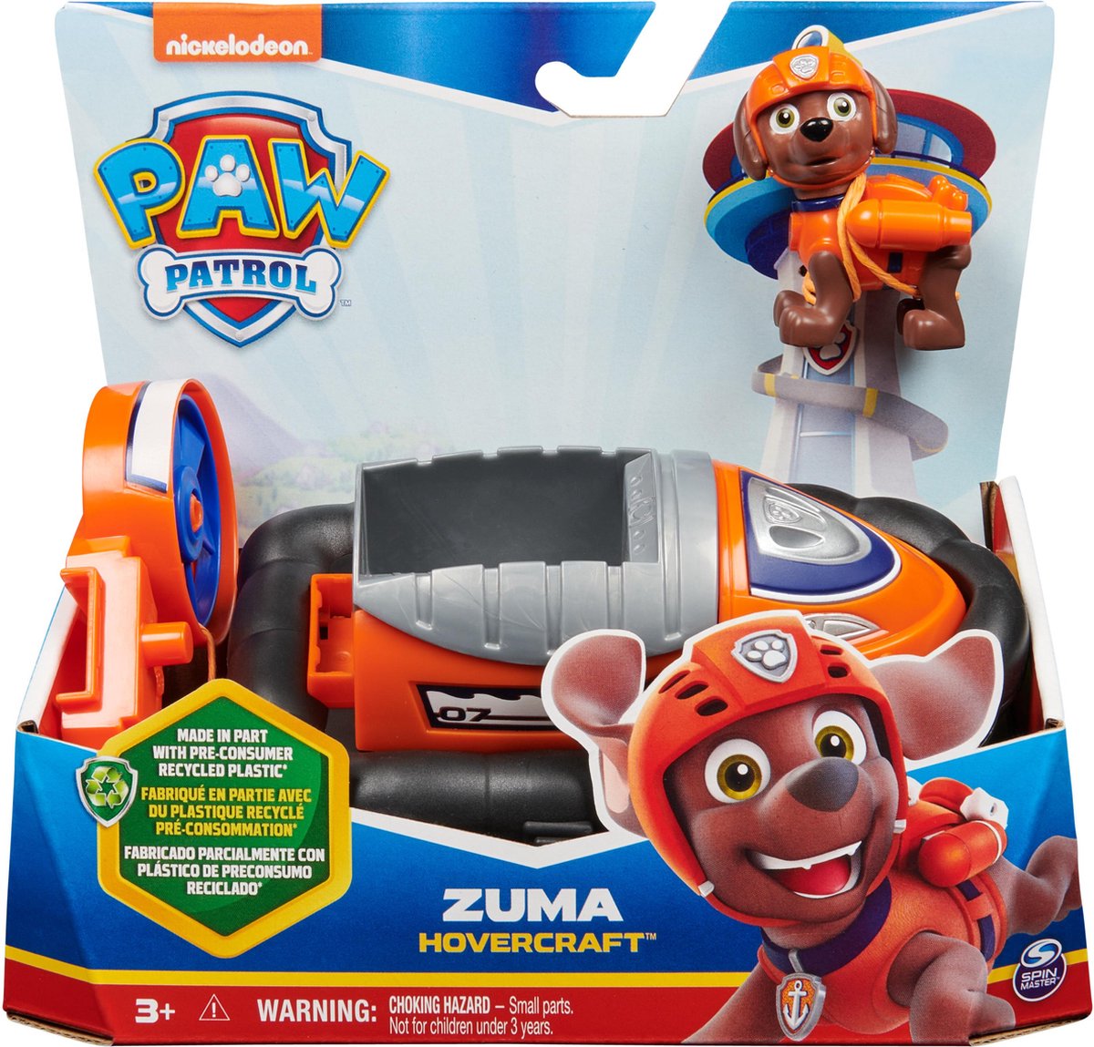 PAW Patrol - Zuma's Hovercraft - speelgoedauto met speelfiguur — afbeelding 11