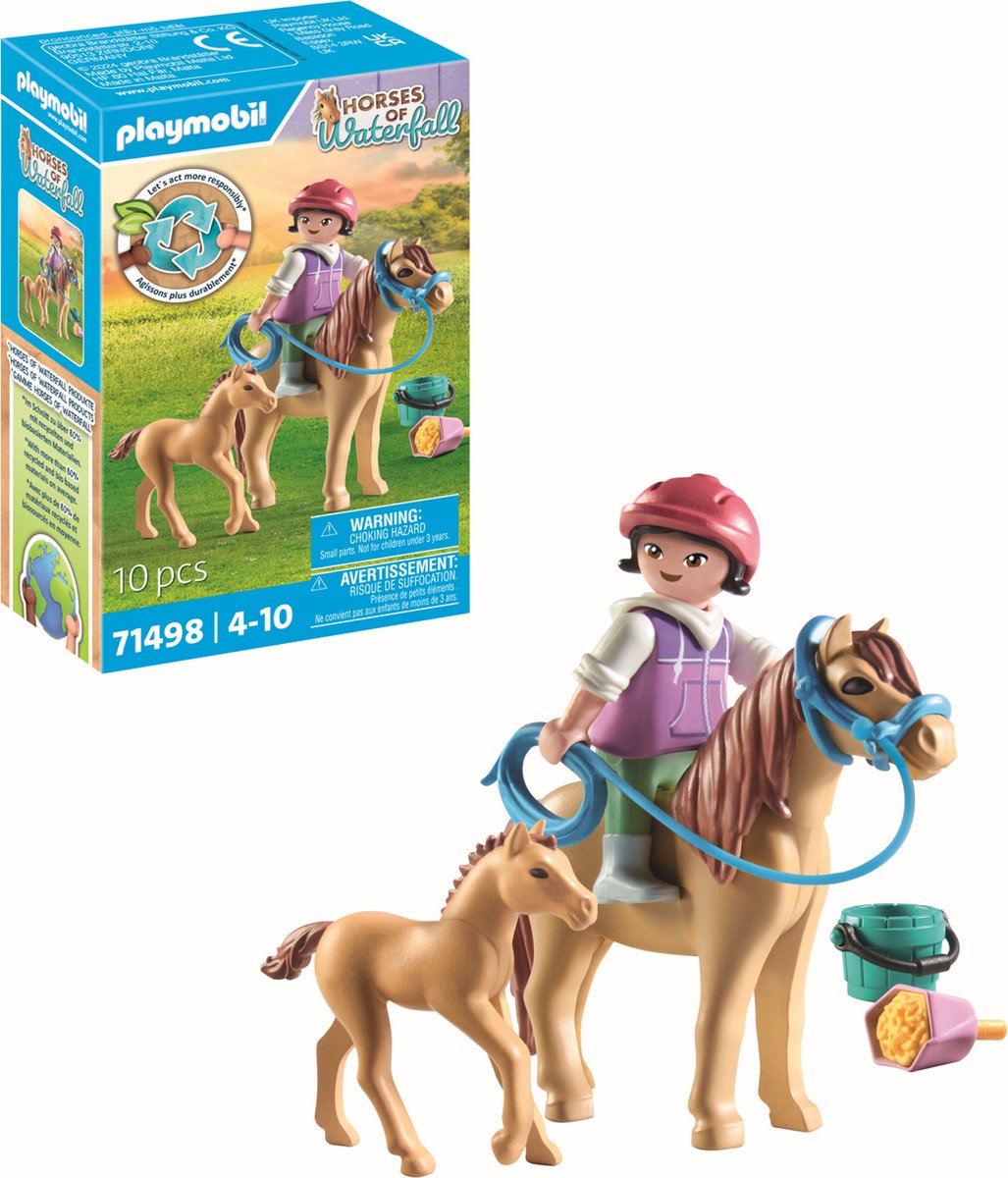 PLAYMOBIL Horses of Waterfall Kind met pony en veulen - 71498 — afbeelding 7