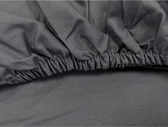 iSleep Topper Hoeslaken Perkal 100% Katoen (wit, 180x210 cm