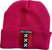 Hoogstaande Kwaliteit Muts / Beanie | One Size | Roze Amsterdam XXX