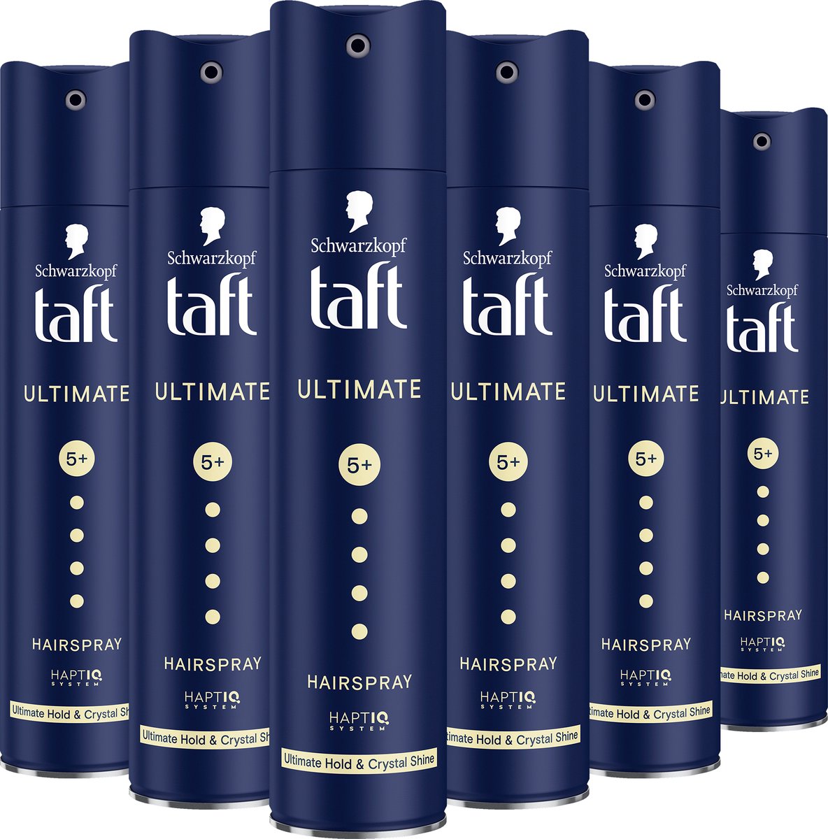 Taft - Ultimate Haarlak - Haarstyling - Haarspray - Voordeelverpakking - 6 x 250 ml