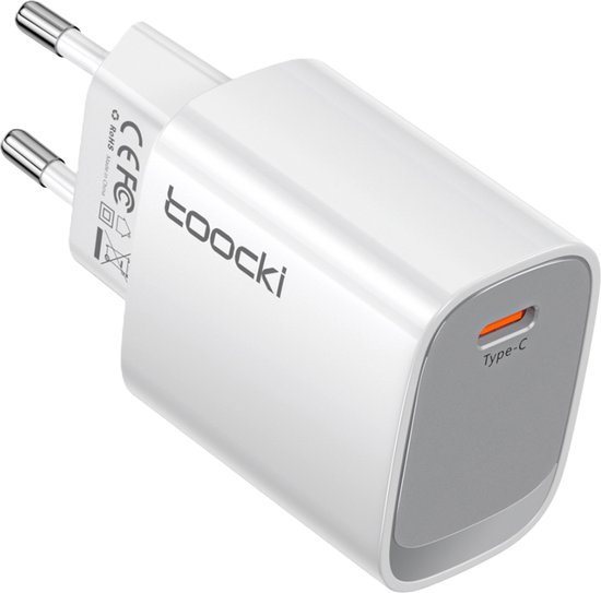 Complete oplader iPhone 17 Pro Max - 2m kabel & adapter USB-C Wit - koop online
