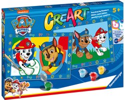 foto van Ravensburger CreArt Paw Patrol - Schilderen op nummer voor kinderen