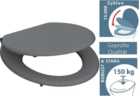 SCHÜTTE Wc-bril NATRUAL met softclosemechanisme van hout