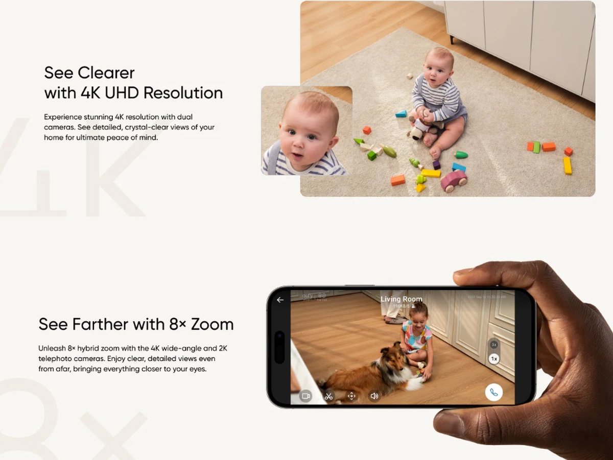 Anker eufyCam S350 4K Beveiligingscamera Set - afbeelding 3