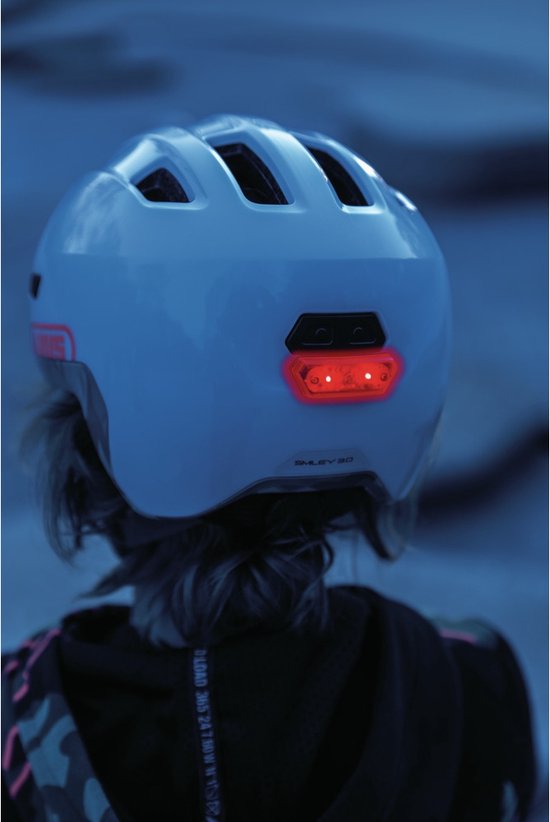 Abus Kinderhelm Smiley 3.0 M LED Royal Purple van ABUS — afbeelding 3