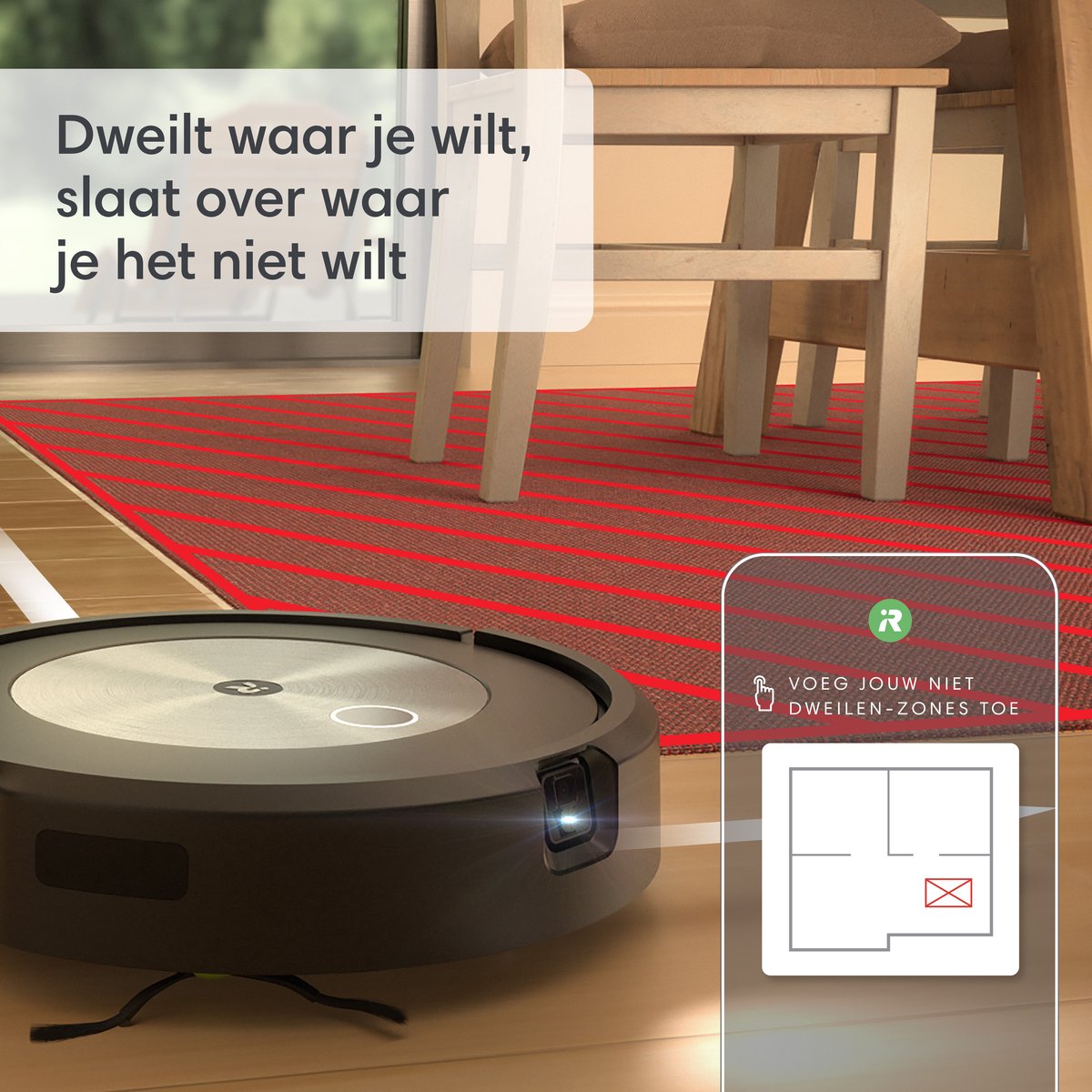iRobot Roomba Combo j5 Robotstofzuiger met Dweilfunctie - Objectdetectie en vermijding - Ideaal voor Huisdieren - j5178 thumbnail 5