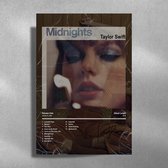 Taylor Swift - Midnights - Poster métal 30x40cm - couverture de l'album