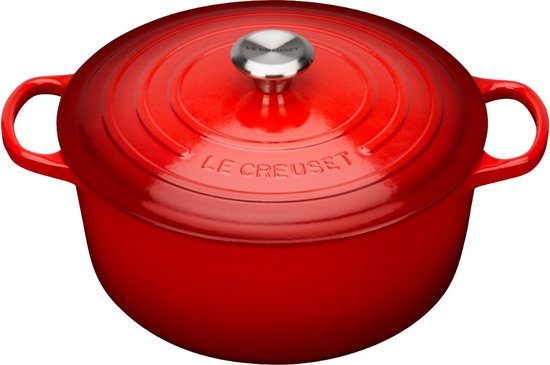 Le Creuset Signature Braad-/stoofpan - Ø 28 cm - kersen Rood