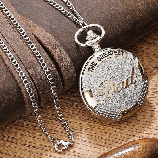 Vader Cadeau - Zak Horloge - Pocket Watch - The Greatest Dad -