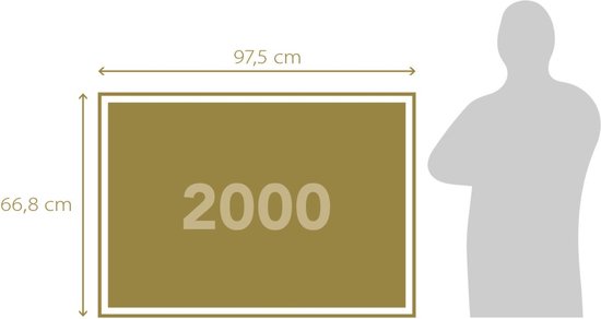 HAUTE QUALITÉ 2000 PIÈCES