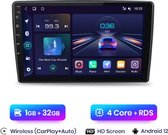 Android navigatie radio geschikt voor Citroen C5 2008 - 2017 met Apple Carplay en Android Auto