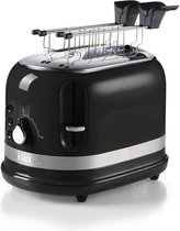 Bol.com Ariete 0149/02 | Moderna broodrooster met tostiklemmen | 6 bruiningsniveaus | 2 Sleuven | Reheat en Ontdooi-functie | 81... aanbieding